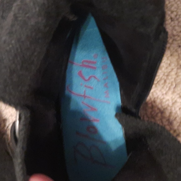 Blowfish Black Flannel Bootie - Picture 2 of 6